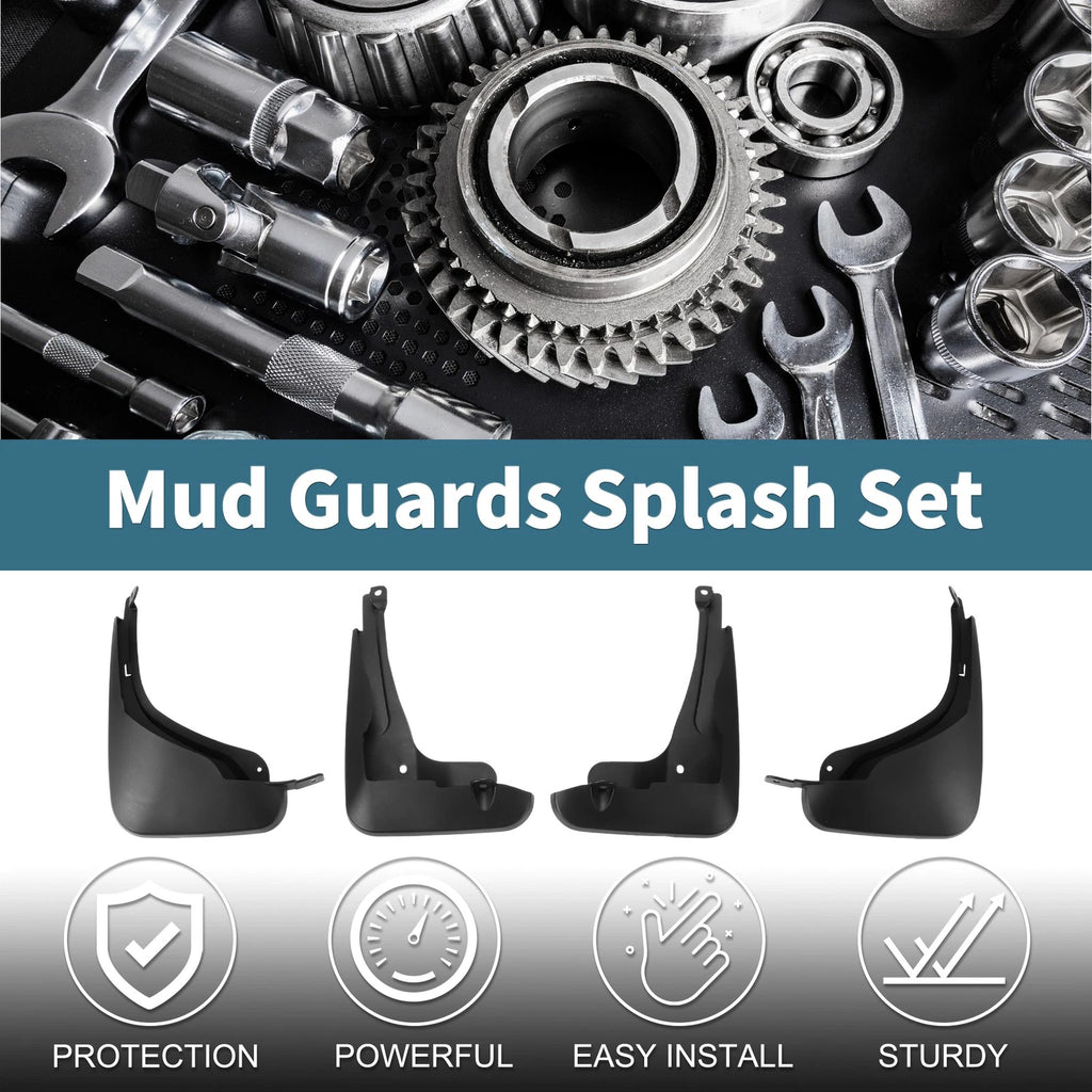 Mud Flaps Splash Guards 1 Set Replacement for Toyota bZ3 (2023–2024)