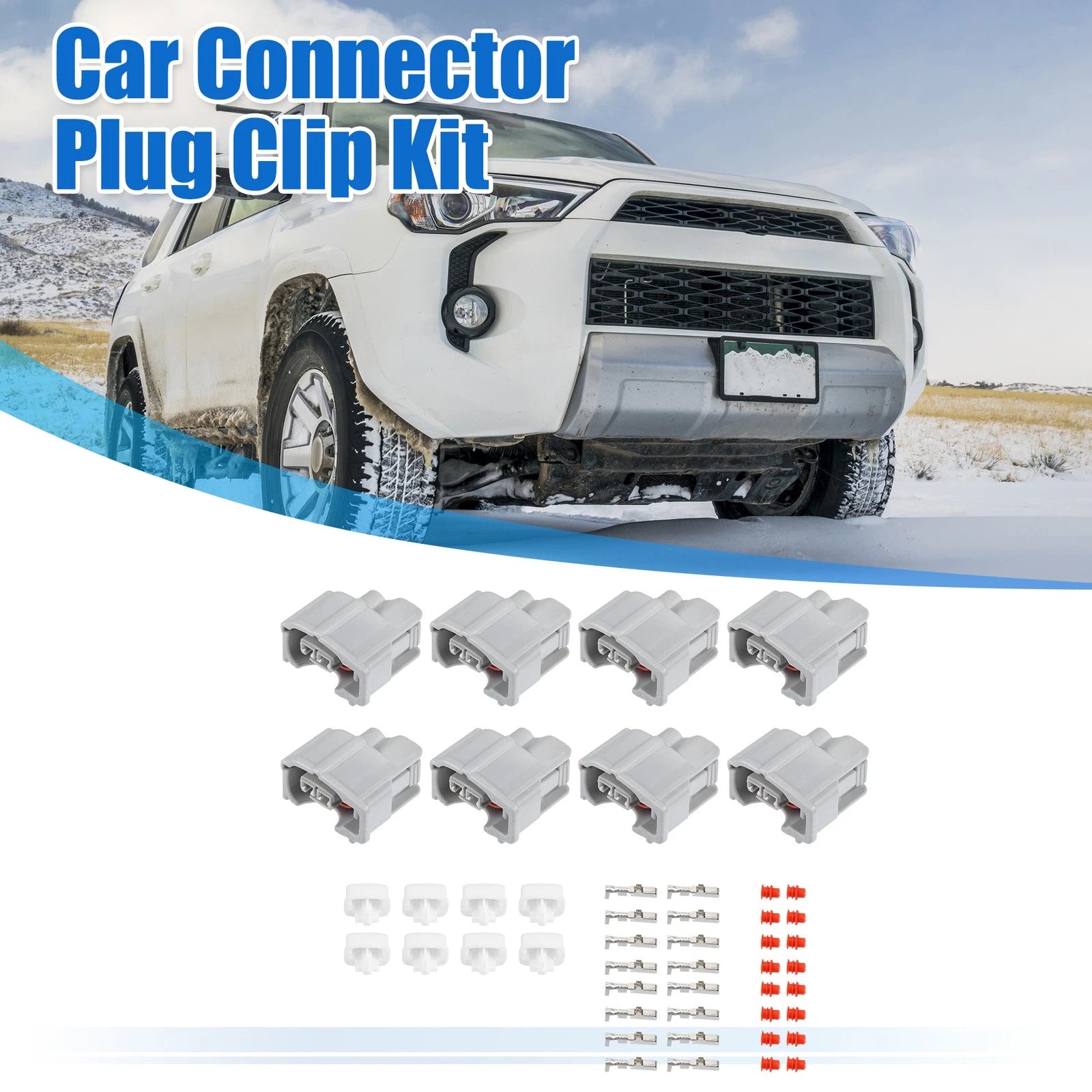 Fuel Injector Connector Adapter Plug Kit for Toyota (2 Pin) (2005–2015)