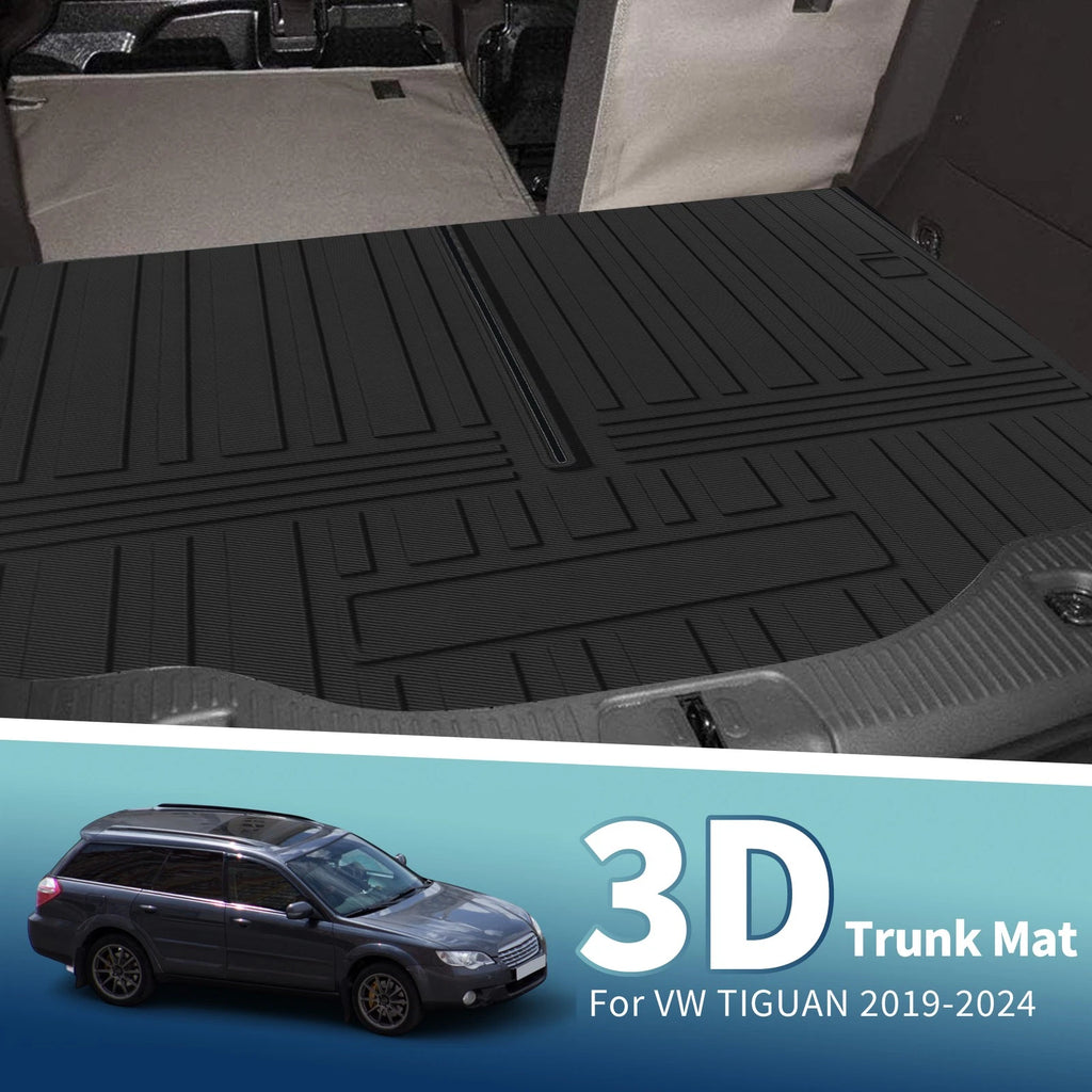 Cargo Liner Rear Trunk Mat Replacement for Volkswagen Tiguan (2018–2024) 7 Seats