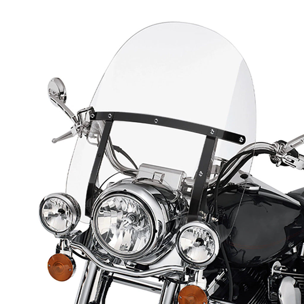 Black Clear Windshield for Harley Touring Road King (1994–2025)