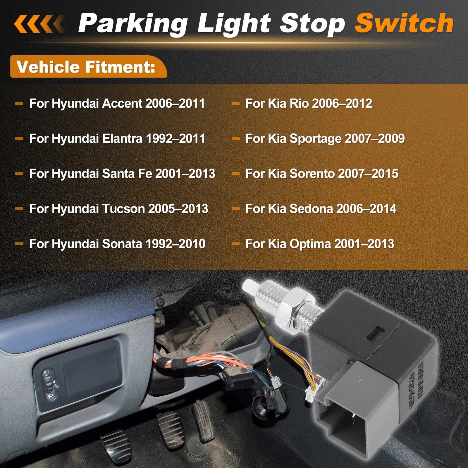 Brake Light Switch Replacement for Hyundai Accent 2006–2011
