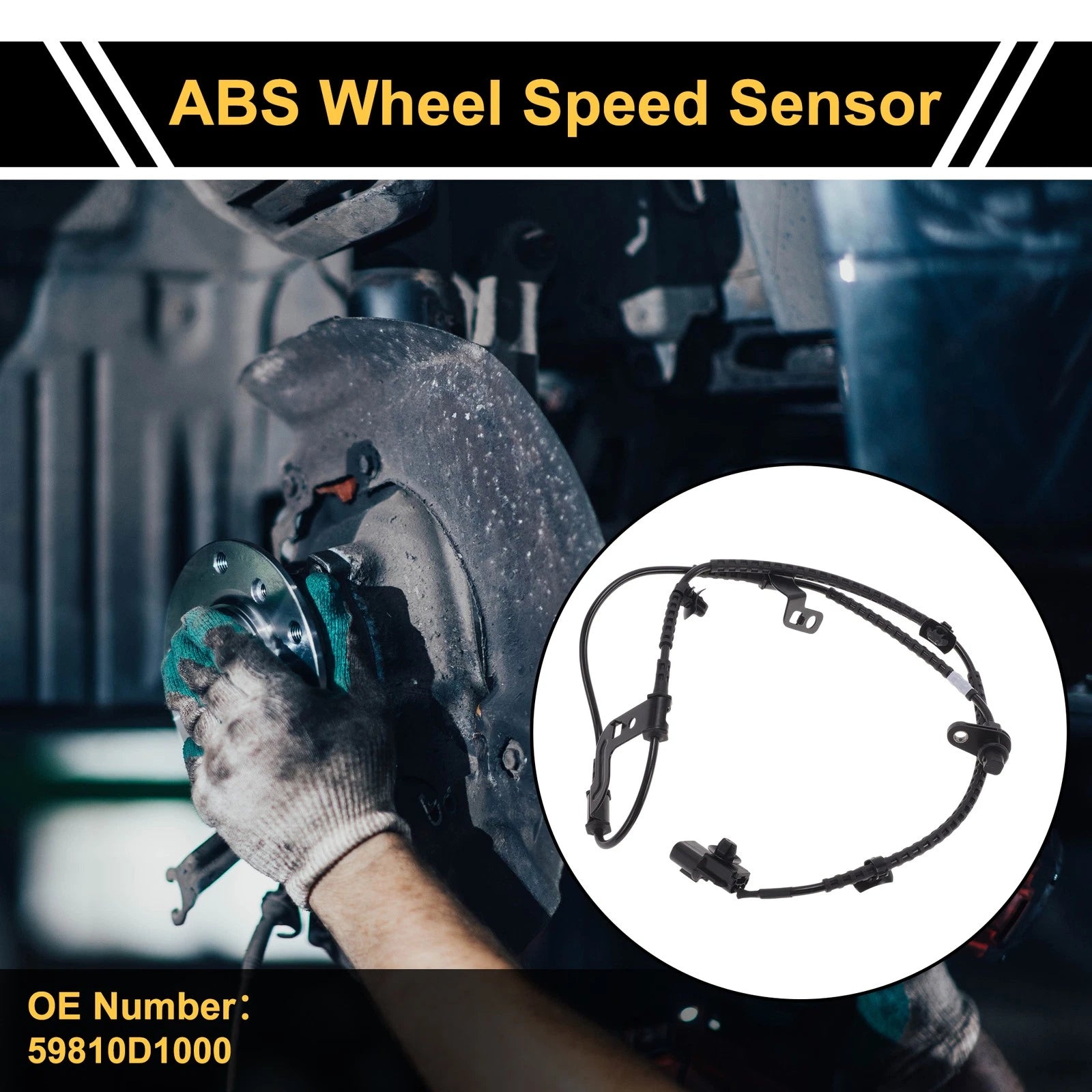 ABS Wheel Speed Sensor No. 59810D1000 for Kia K4 (2014–2017)