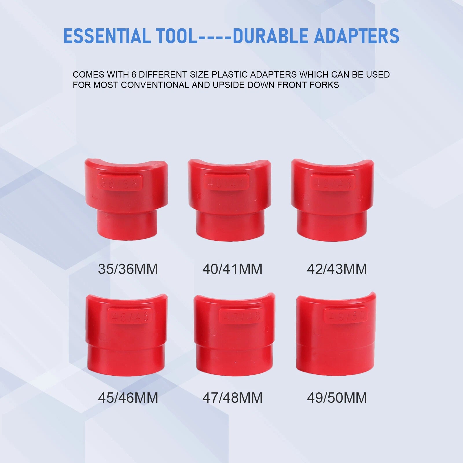 Fork Seal Driver Tool Kit for Motorcycle (35mm-50mm) Set