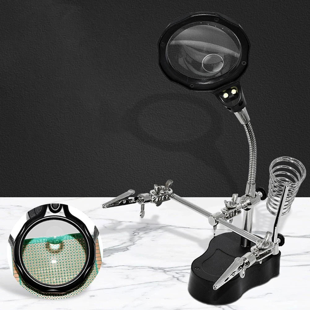 3.5X Magnifier Lamp for PCB Repair Tool (Adjustable Gooseneck)
