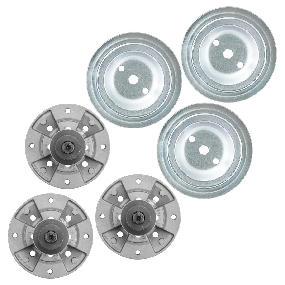 Deck Spindle and Pulley Replacement for John Deere 54 in 190C D170 E180 (2014–2020)