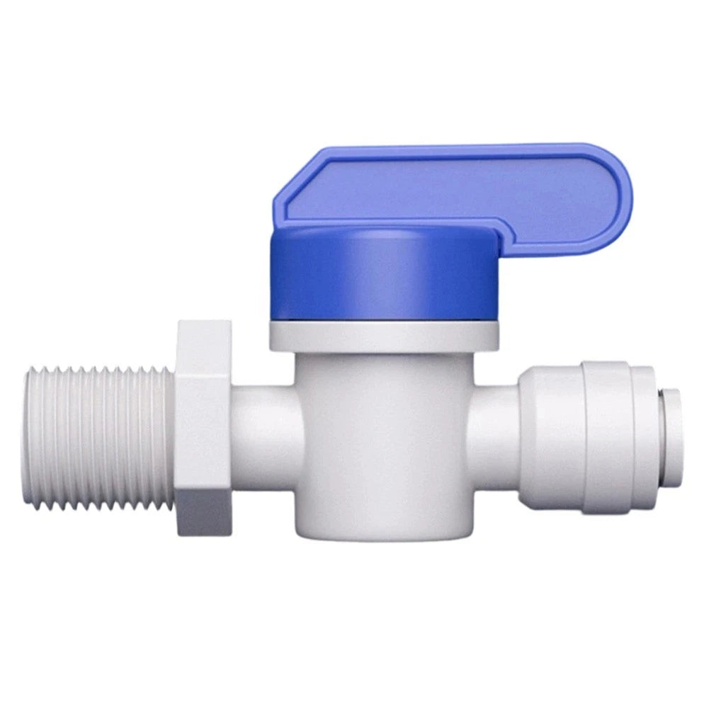 Water Filter Fitting with Manual Ball Valve for Backwash Operation