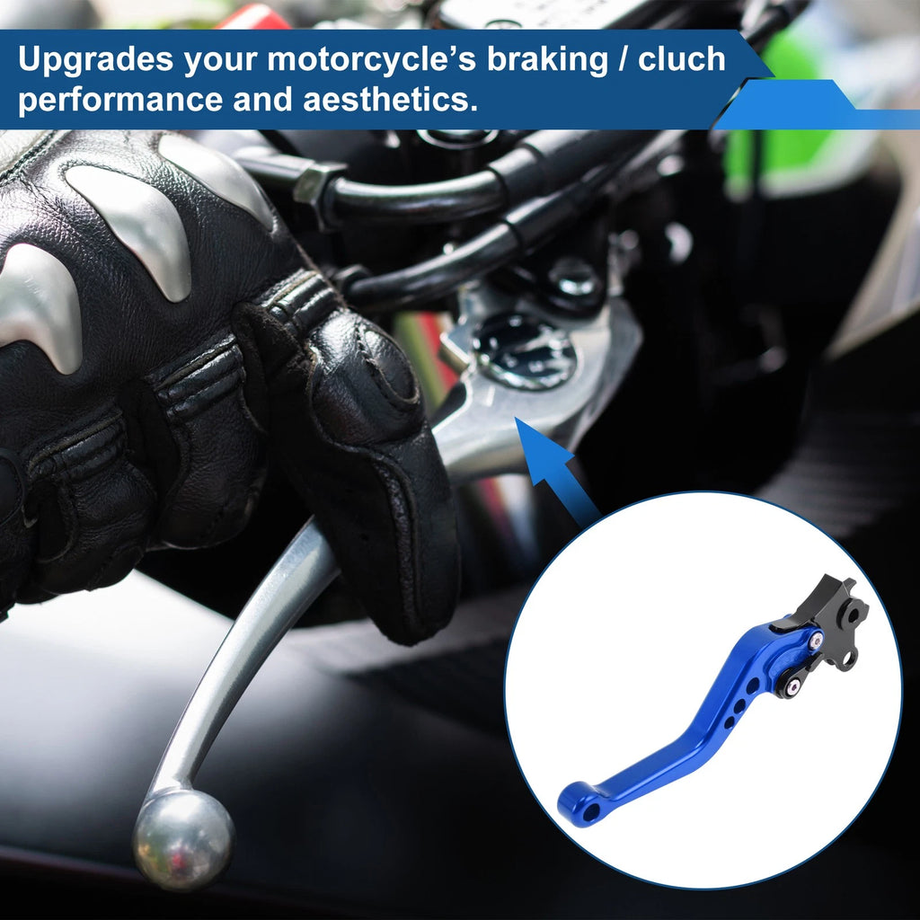 Adjustable Short Brake Clutch Levers for BMW R Nine T (2014–2016) Blue
