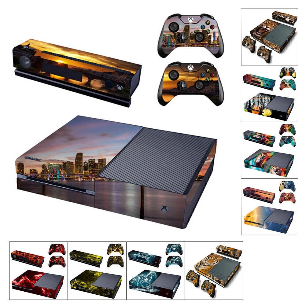 9 Style PVC Skin Decal Cover Sticker Fit XBox One Gaming Console Controller