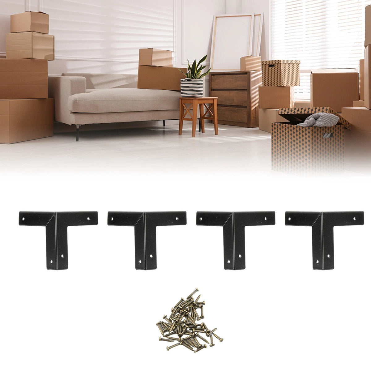 4X Retro Box Corner Protectors for Enhanced Safety