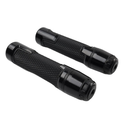 Black 22MM 7/8 Inch Handlebar Grip with Bar End for Harley Honda