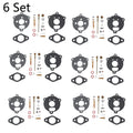 Set of 6 Carburetor Gasket Kit for Briggs & Stratton (394693, 291763, 295938)
