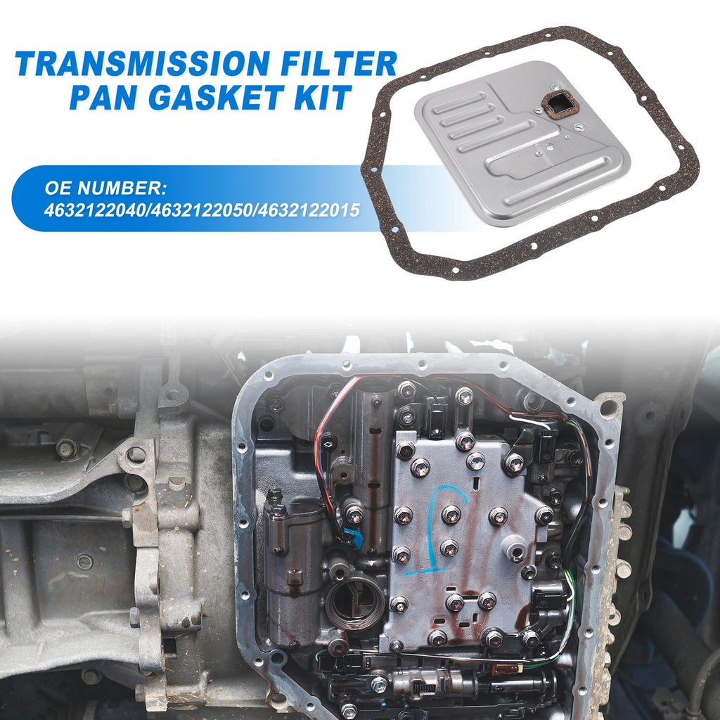 Transmission Filter Oil Pan Gasket Kit Replacement for Hyundai (2007–2010)