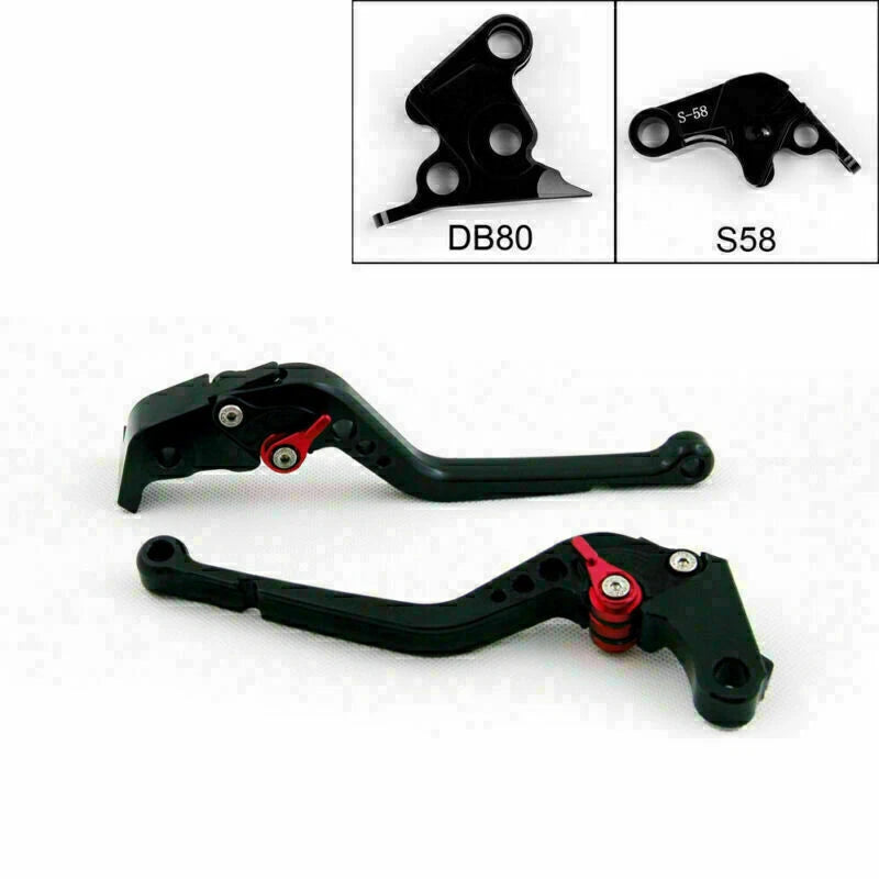 Long Brake Clutch Levers for Aprilia Tuono V4R (2011–2014) T9 Black