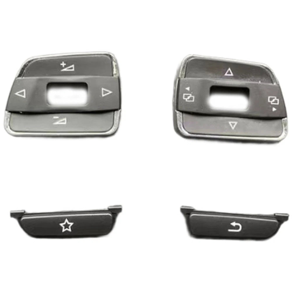 Set of 4 Steering Wheel Switch Covers for Passat B7 & Sharan (2011–2015)