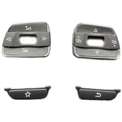 Set of 4 Steering Wheel Switch Covers for Passat B7 & Sharan (2011–2015)