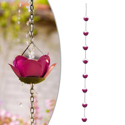 Villa Rose Rain Chain for (225cm, Weatherproof, Adjustable)