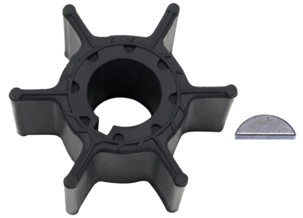 Water Pump Impeller with Key for Yamaha 4 Stroke 9.9 HP Outboard (682-44352-01)