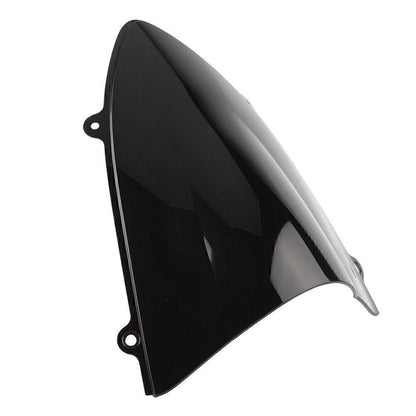 Double Bubble Windshield for Kawasaki Ninja 250R EX250 (2008–2012) Black