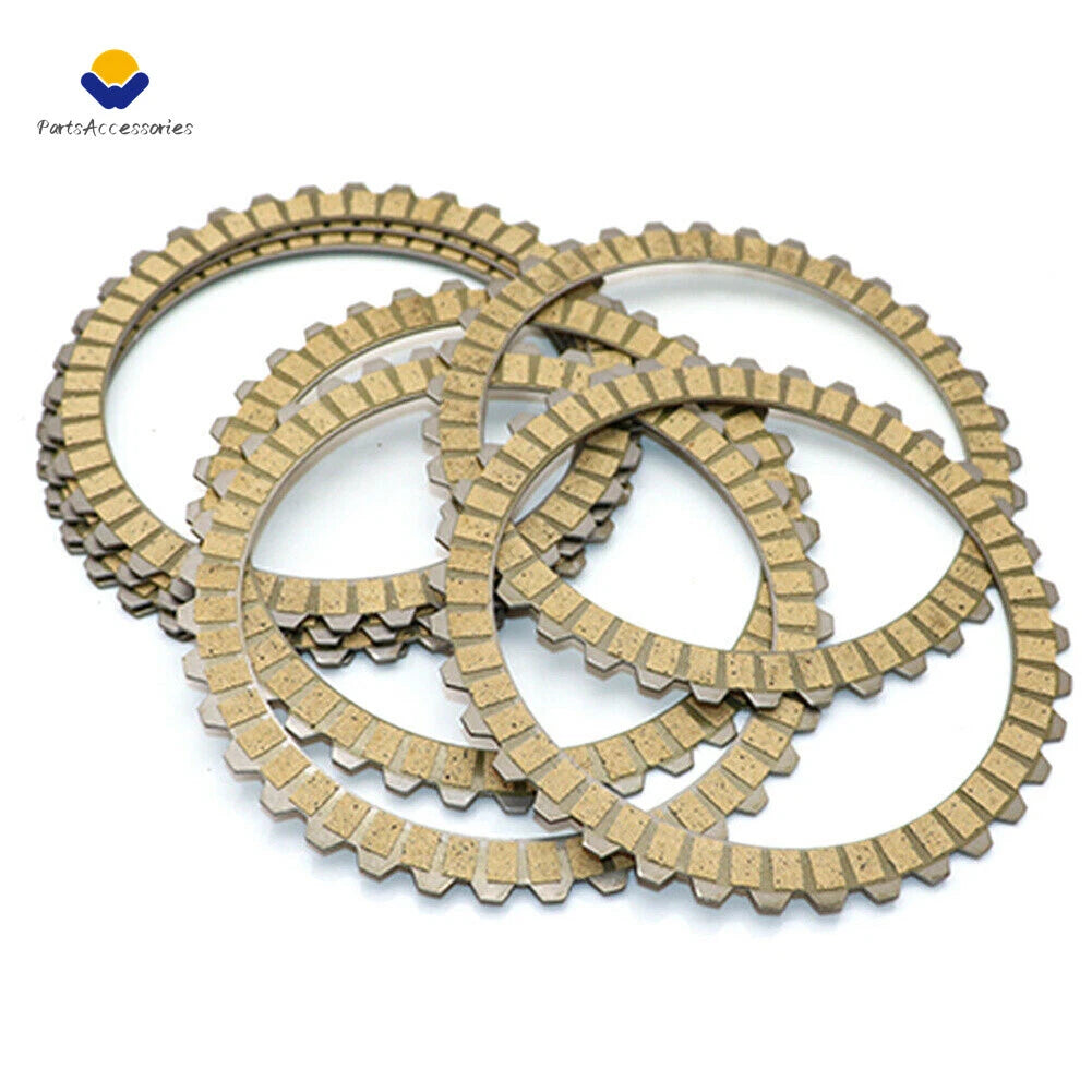 8 Pcs Clutch Friction Plates for Harley Sportster XL883 XL1200 XLH1200 (–)