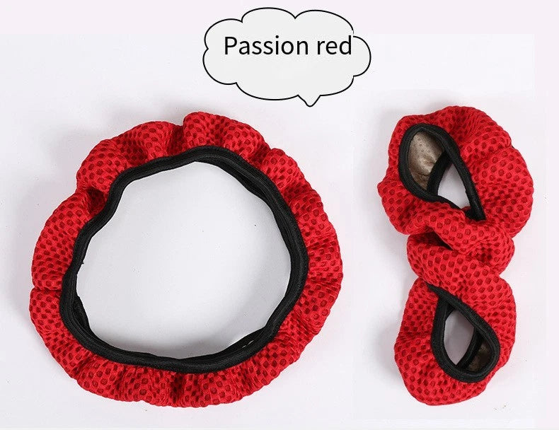 Steering Wheel Cover Breathable Texture Seamless Installation Quick Setup