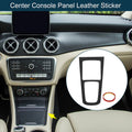 Center Console Panel Sticker Replacement Matte Black for Mercedes-Benz GLA (2020–2024)