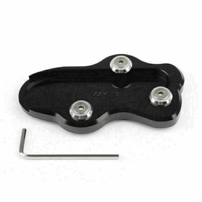 Side Kickstand Support Plate Foot Pad for Kawasaki VN900 (2007–2016) Black T9