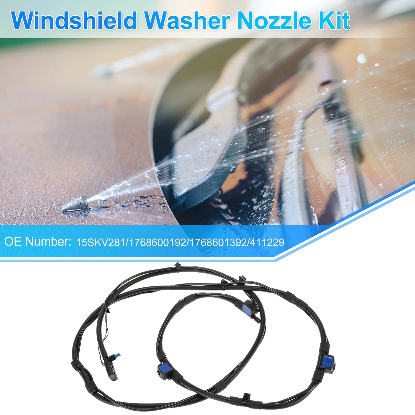 Windshield Washer Nozzle Kit for Mercedes-Benz A-Class W176 (2013–2018)