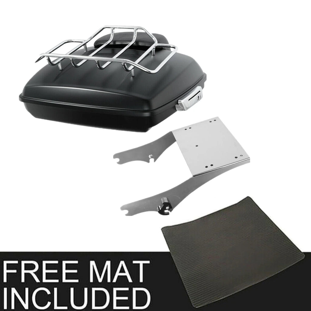 Matte Trunk Backrest Mount Rack for Harley Touring Road Glide (1997–2008)