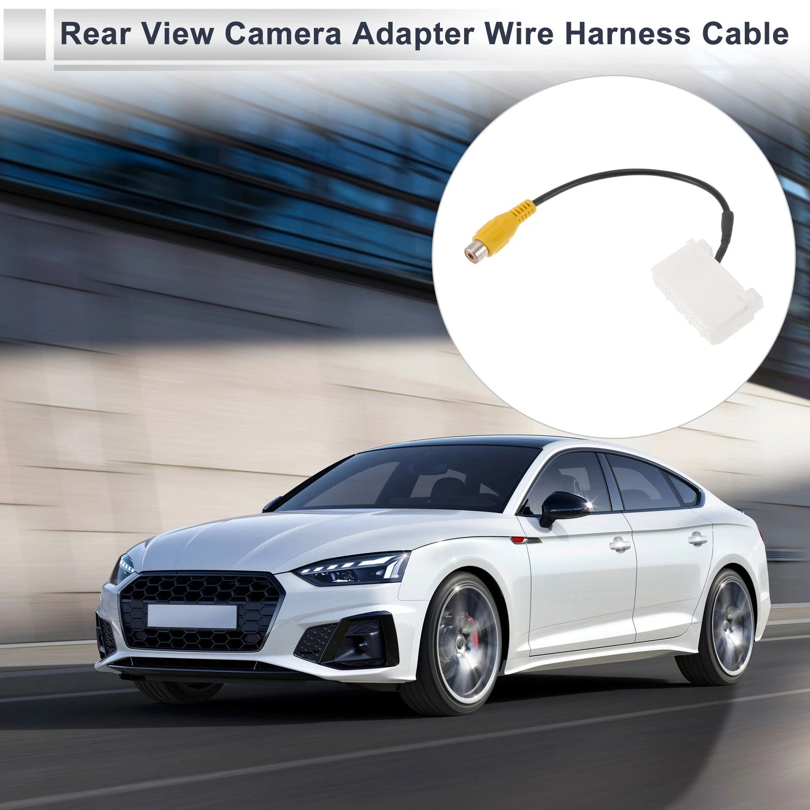 Rear View Camera Adapter Wire Harness for Jeep Wrangler JK 2007-2019