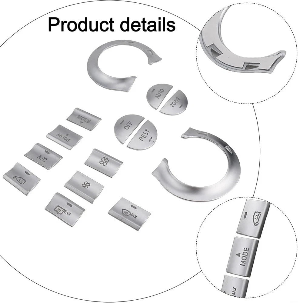 A/C Button Repair Decals for Mercedes-Benz AMG A35 CLA45 GLA45 (2019–2023)