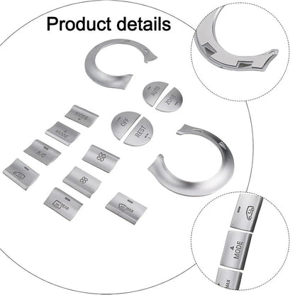 A/C Button Repair Decals for Mercedes-Benz AMG A35 CLA45 GLA45 (2019–2023)