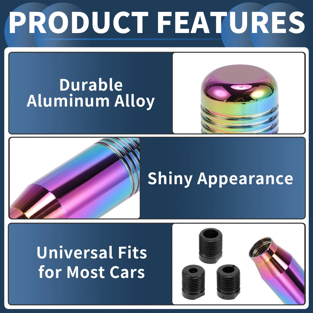 Shift Knob with 3 Adapters for Universal Fit (Automatic/Manual)