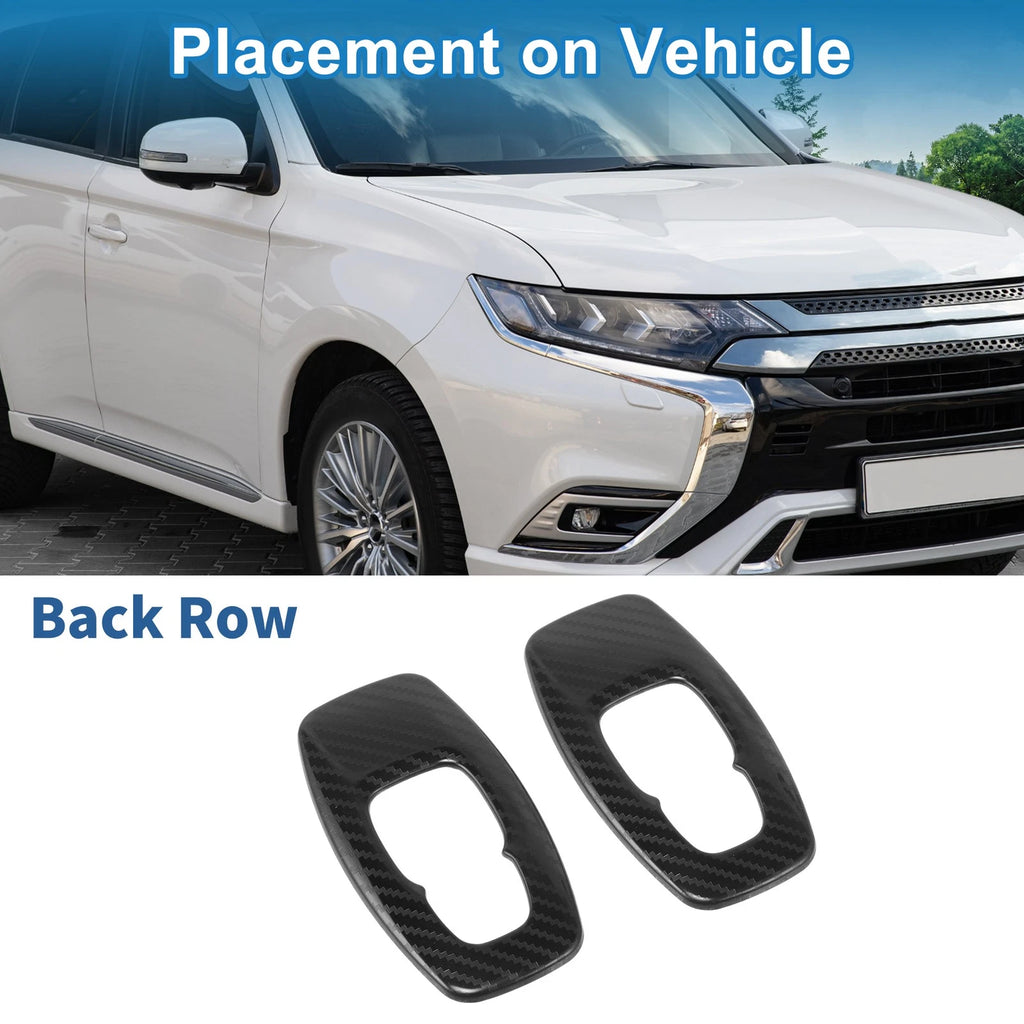 2 Pcs Rear Headlight Trim Bezel Replacement for Mitsubishi Outlander (2022–2024)
