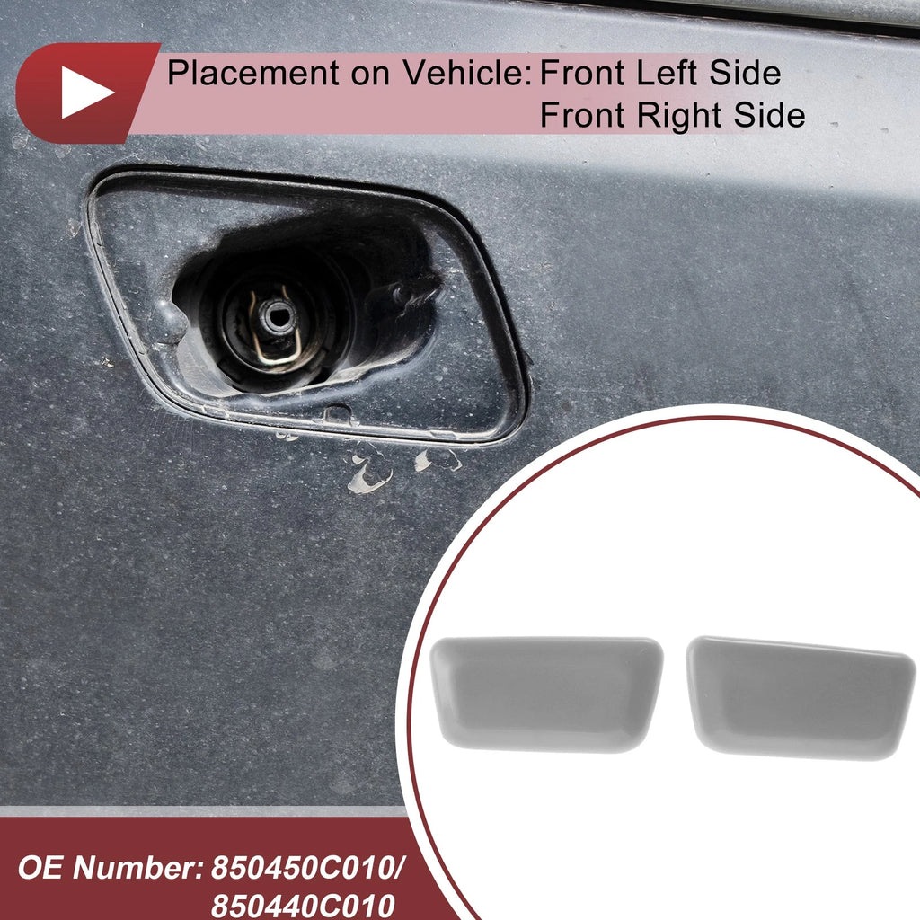 Front Headlight Washer Nozzle Cover Replacement for Toyota Sequoia (2008–2021)
