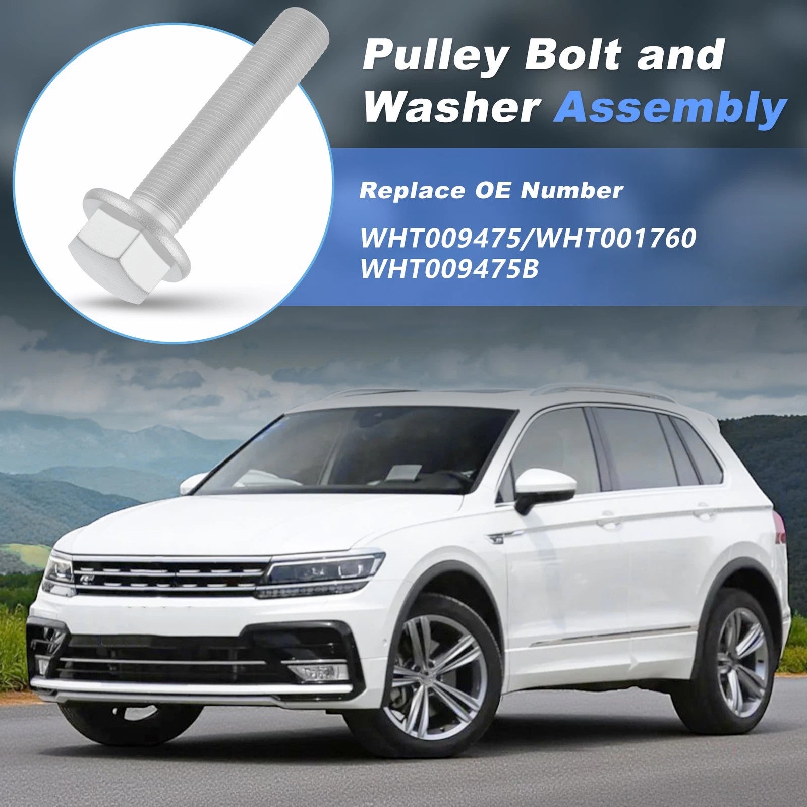 Crankshaft Pulley Bolt Kit Replacement for Audi A1 A3 A4 A5 A6 TT (2006–2018)