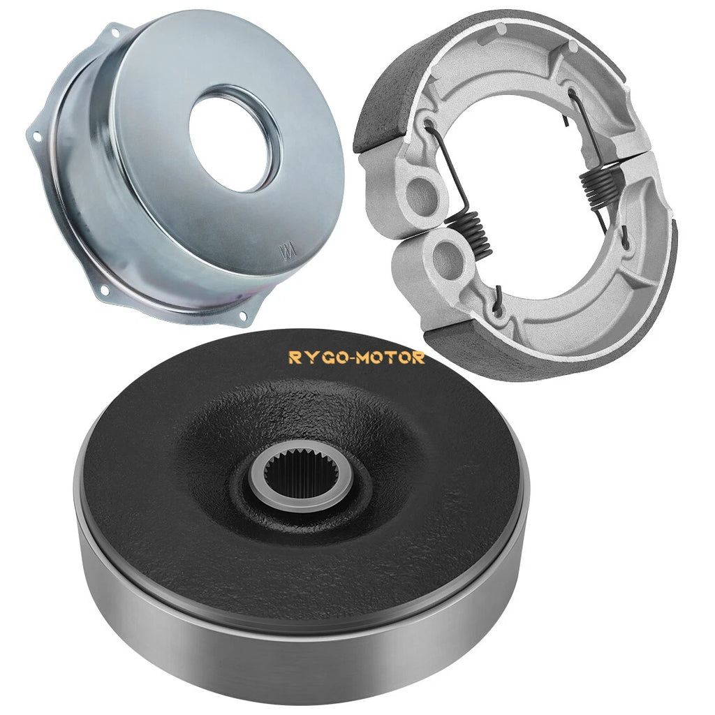 Rear Brake Drum Hub Shoes Cover Kit for Yamaha Bruin 250 350 (2004–2006)