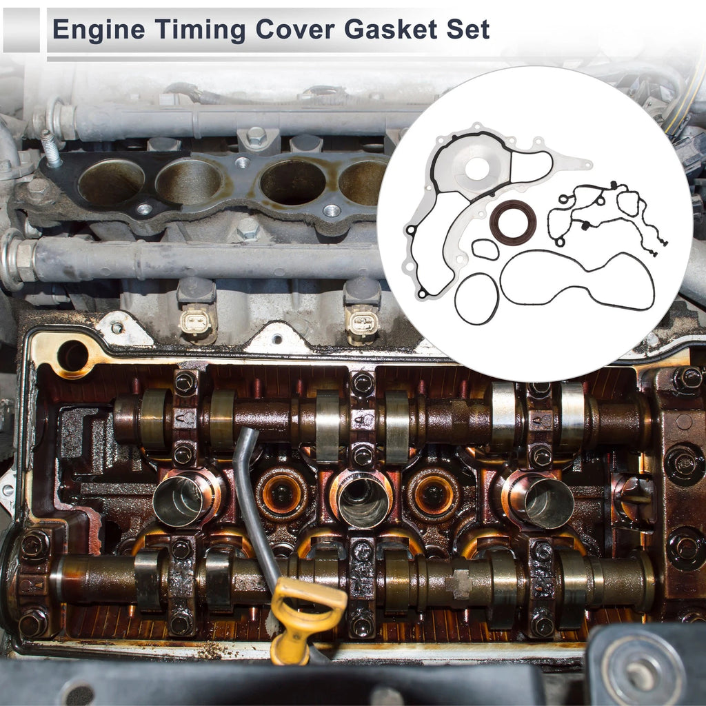 Engine Timing Cover Gasket Set Replacement for Jeep Wrangler (2012–2016)