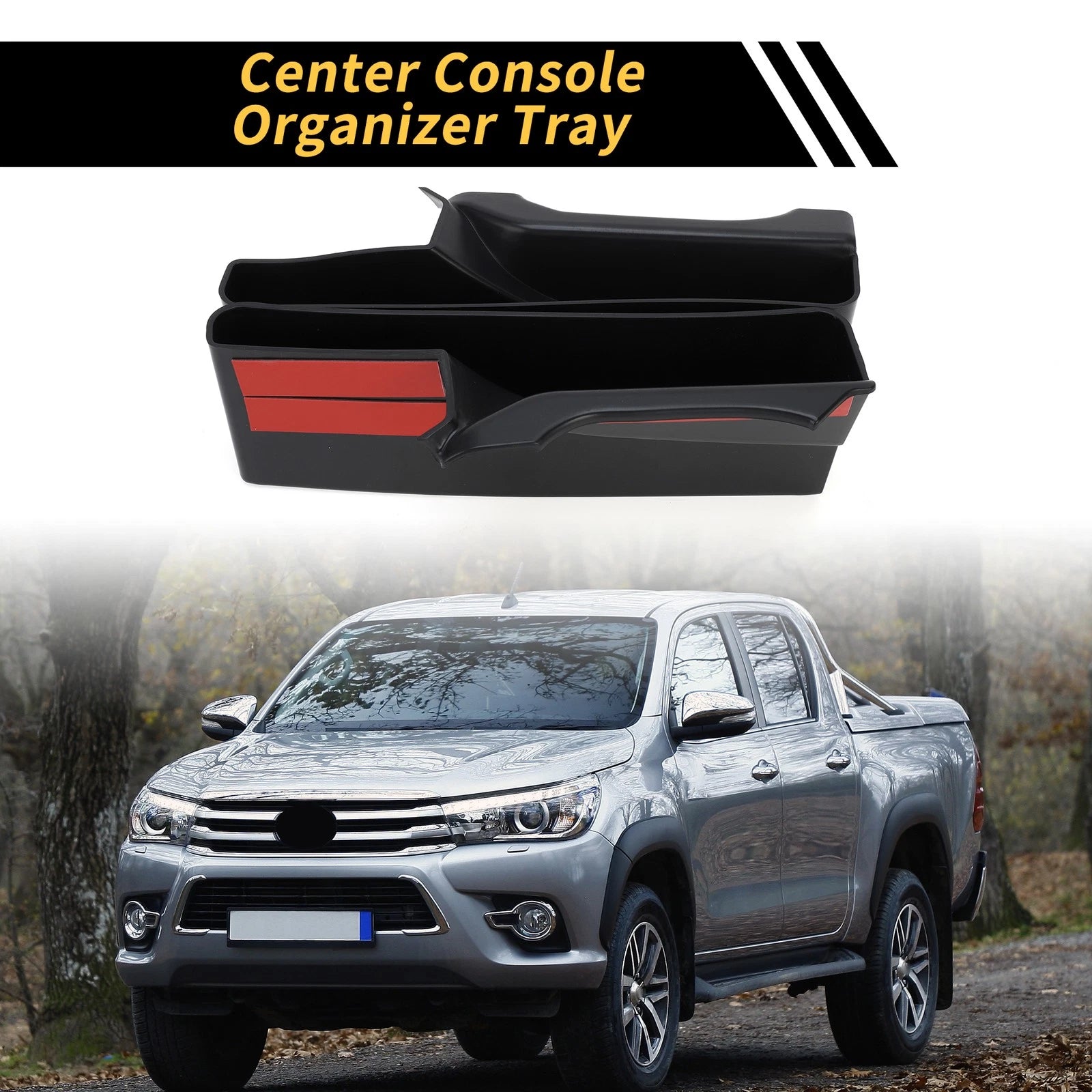 Center Console Side Organizer Insert Tray for Toyota Tacoma (2016–2023)