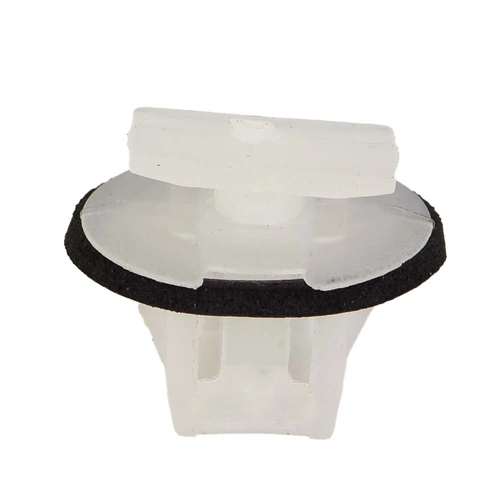 10pcs Moulding Clips for Car Side Sill (White & Black)