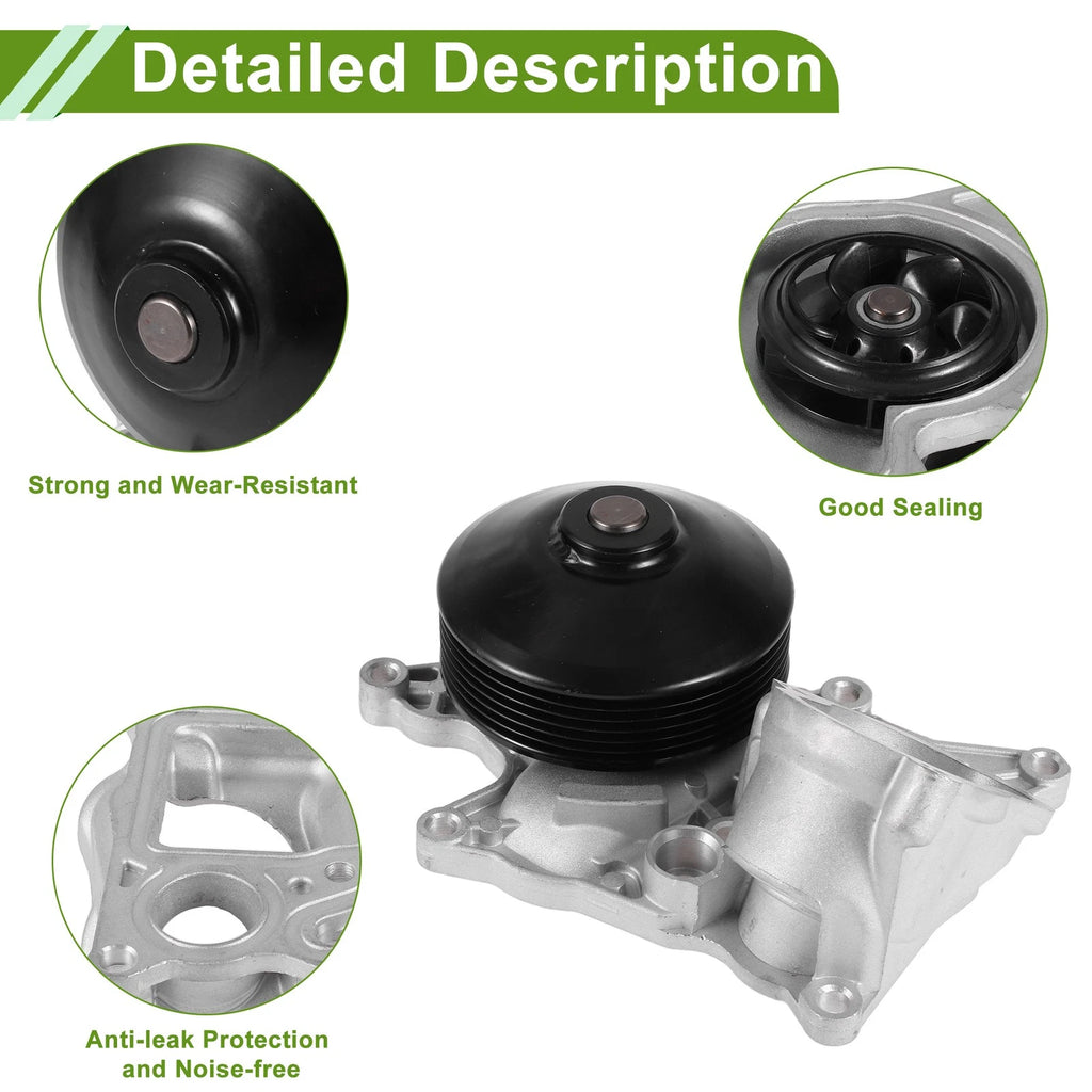 Engine Water Pump Replacement for BMW 535d X5d (2013–2018) N57D30A