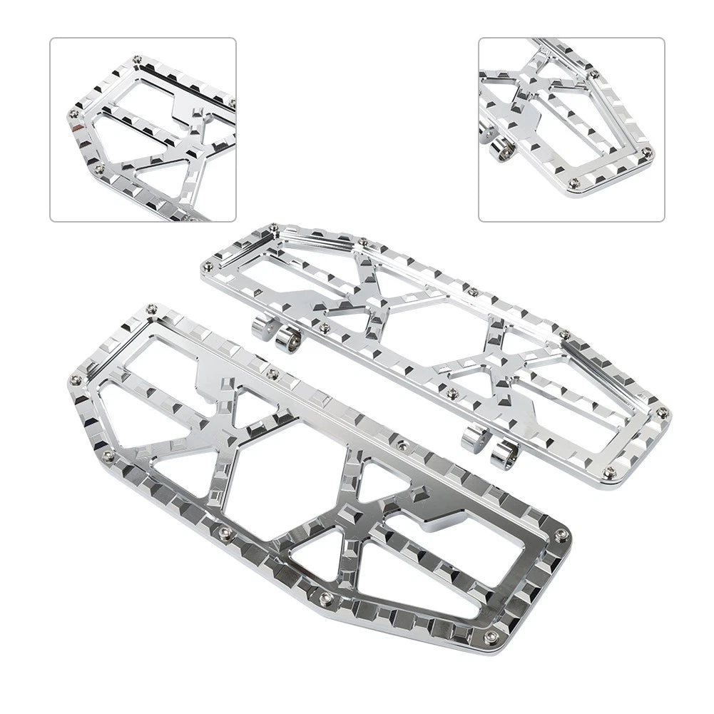 Rider Driver Floorboards Foot Peg Pedals for Harley Electra Glide (2000–2023)