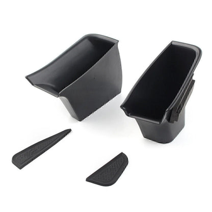 Front Door Handle Armrest Storage Box Tray Bin Kit for Audi Q7 (2016–2018)