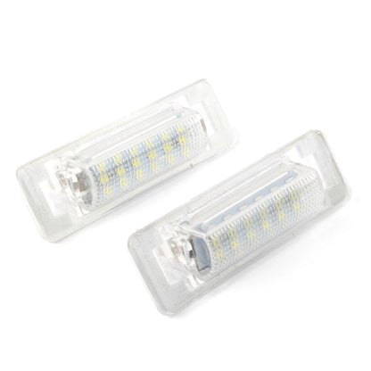 2X LED License Plate Light for Benz W210 W202 (1994–2002)