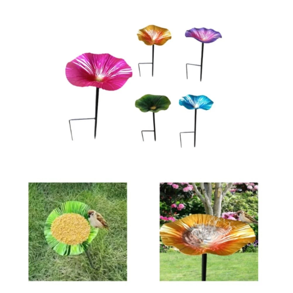 Bird Feeder and Watering Station for Garden Decor (Easy Installation)