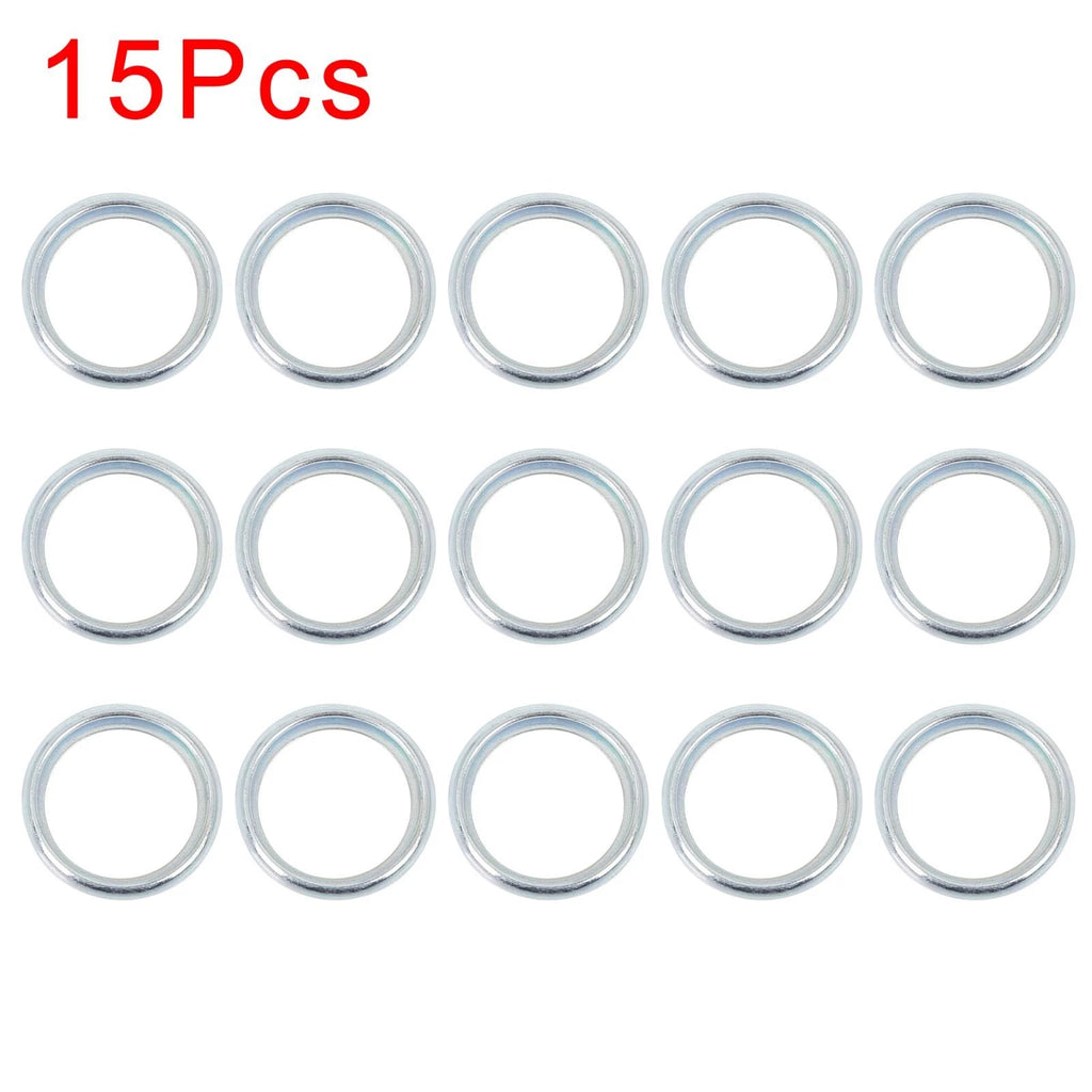 Oil Drain Plug Gasket Set 15pc Replacement for Subaru (2000–2019)