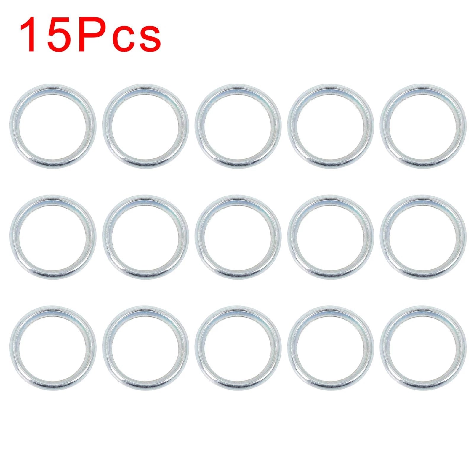 Oil Drain Plug Gasket Set 15pc Replacement for Subaru (2000–2019)