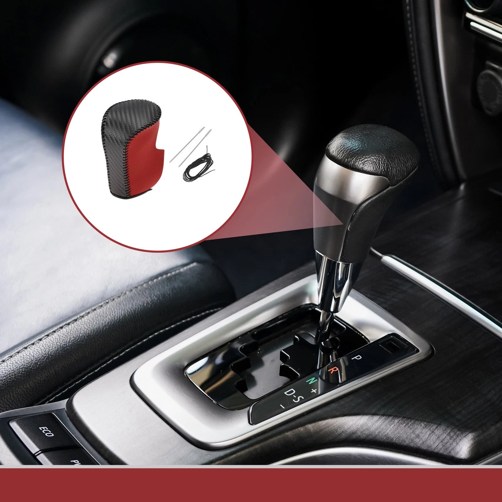 1Pc Gear Shift Knob Cover Replacement for Honda Accord 8 (2008–2012)