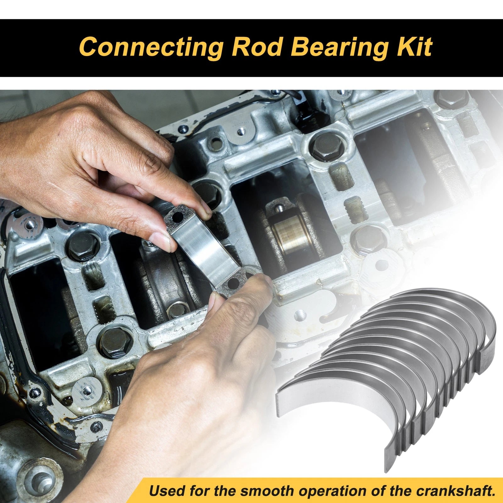 Connecting Rod Bearing Set Replacement for Toyota 4Runner (2009–2024)