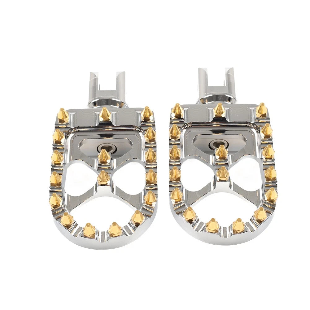 MX Style Foot Pegs for Harley Softail (2018–2023) Chrome