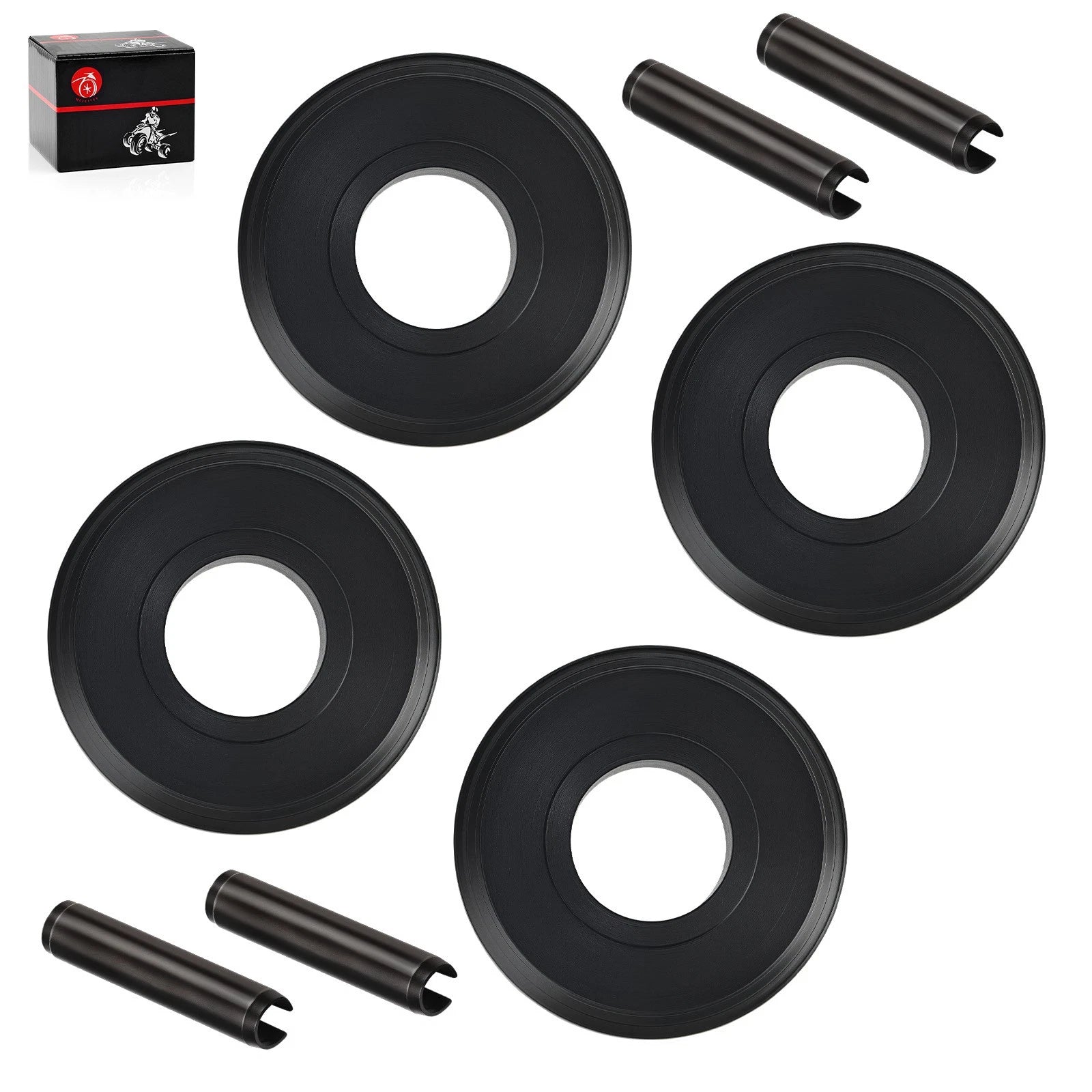 Set of 6 Secondary Clutch Rollers + Upgraded Pins for Polaris Sportsman XP 1000 (2015–2016)
